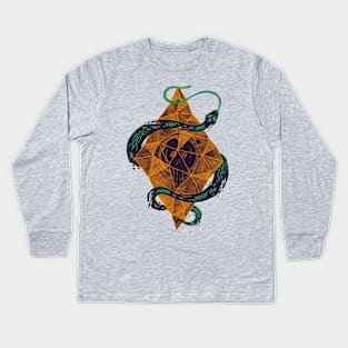 mystic cyrstal Kids Long Sleeve T-Shirt